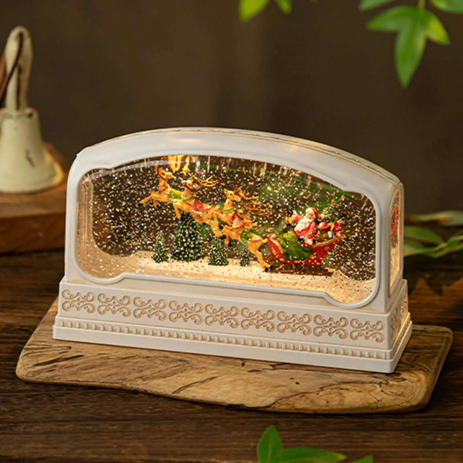 Musical Christmas Snow Globe Light – Snowman Music Box Night Lamp for Holiday Home Decor & Festival Parties