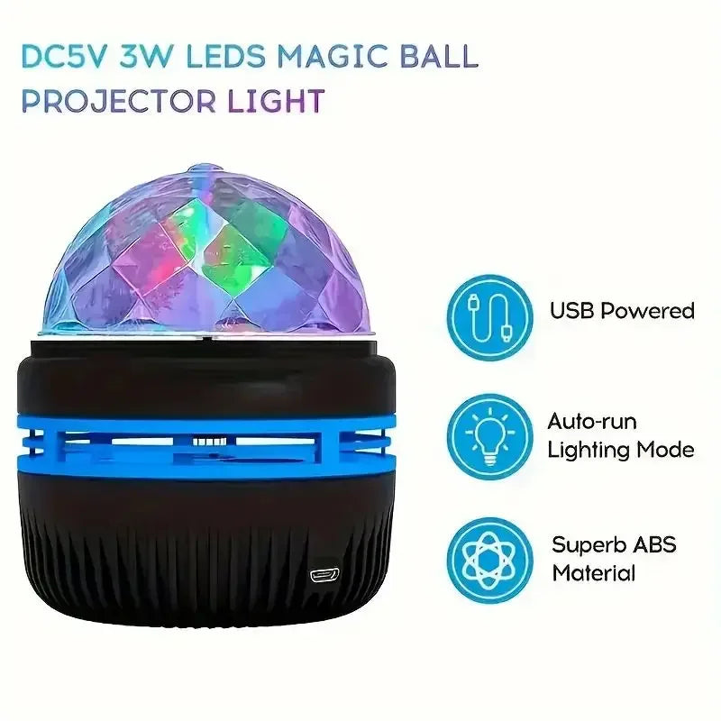 LED Star Galaxy Projector – Auto-Rotating Starry Sky Night Light for Christmas, Bedroom & Home Decoration (USB 5V)
