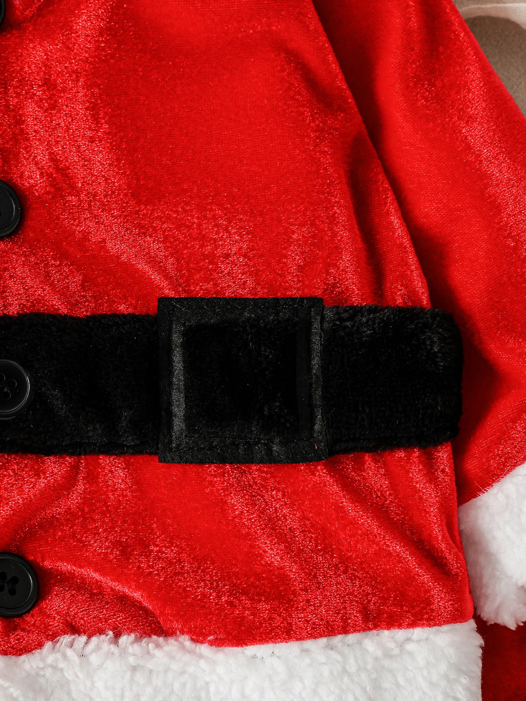 2025 Cute Boy Christmas Cosplay Santa Claus Costume | Baby Unisex 3 Piece Outfit Set (Cardigan+Trousers+Hat) for 0-1Y Clothes Suit