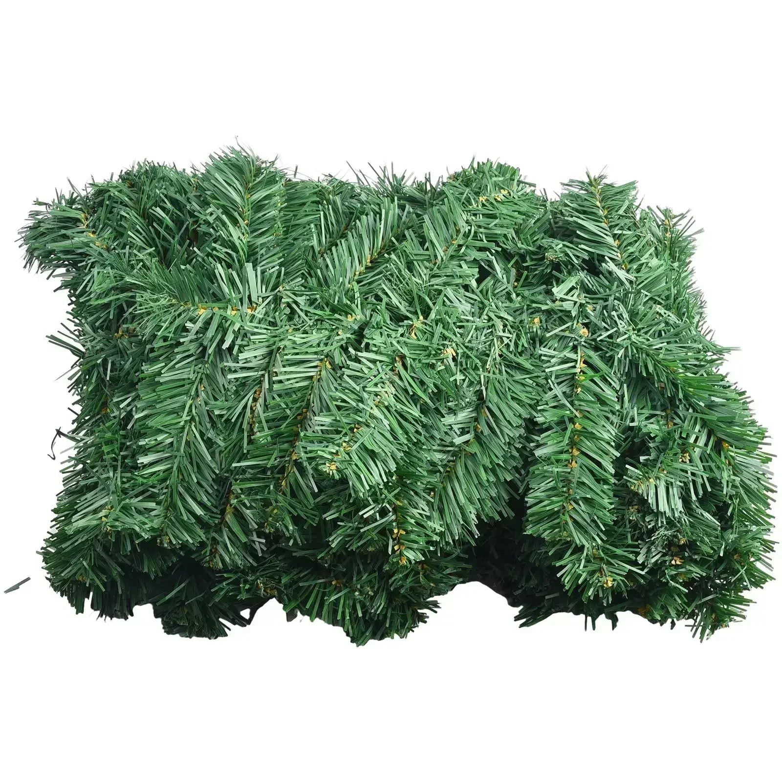 2.7M (9FT) Artificial Pine Leaf Rattan Strip | Green Christmas Garland Wreath | Christmas Pine Tree Rattan Decor Xmas Tree Ornament