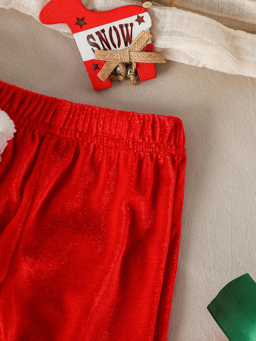 2025 Cute Boy Christmas Cosplay Santa Claus Costume | Baby Unisex 3 Piece Outfit Set (Cardigan+Trousers+Hat) for 0-1Y Clothes Suit