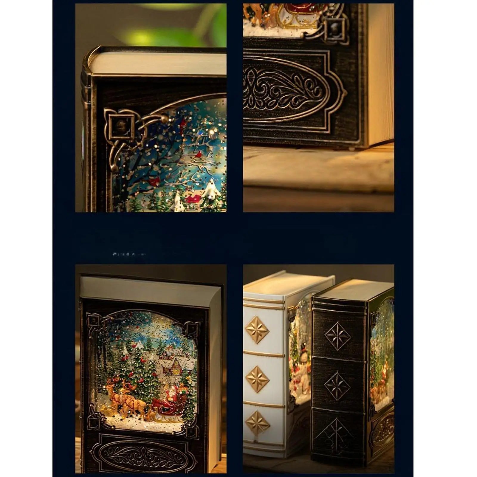 Musical Christmas Snow Globe Light – Snowman Music Box Night Lamp for Holiday Home Decor & Festival Parties