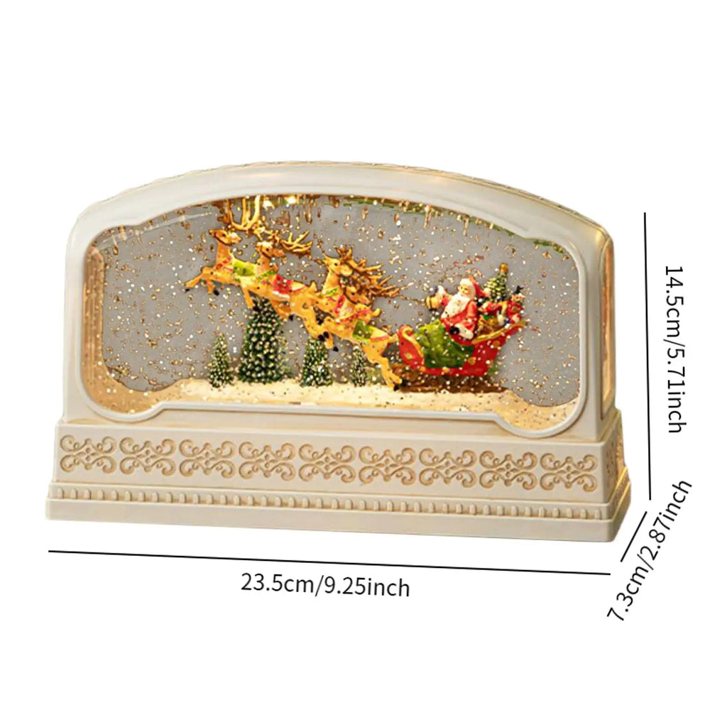 Musical Christmas Snow Globe Light – Snowman Music Box Night Lamp for Holiday Home Decor & Festival Parties