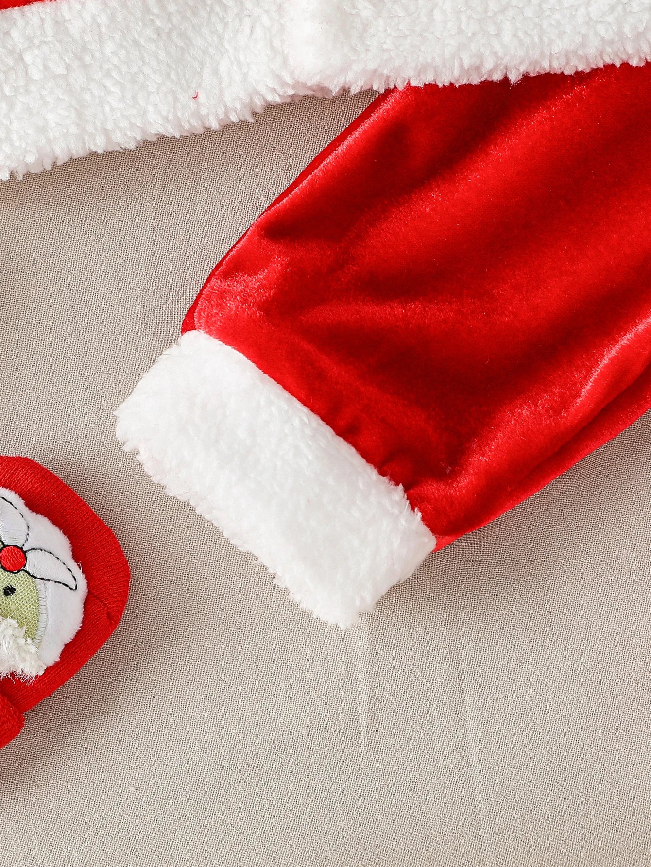 2025 Cute Boy Christmas Cosplay Santa Claus Costume | Baby Unisex 3 Piece Outfit Set (Cardigan+Trousers+Hat) for 0-1Y Clothes Suit